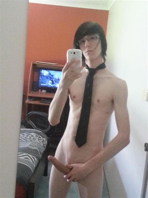 nerd with tie photos his sexy cock nude men pics