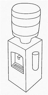 Dispenser Clipart Water Clip Clipground sketch template