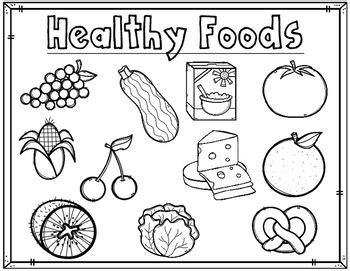 food coloring pages  kindergarten food coloring pages twisty
