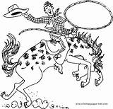 Coloriage Vaqueros Rodeo Chevaux Ausmalbilder Indianer Colorat Cai Les Cowboys Planse Oeste 176b Caballo Pintar Cavalli Konji Crtež četiri Sedamdeset sketch template