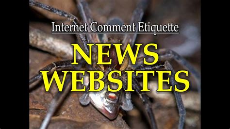 internet comment etiquette news websites youtube