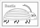 Colouring Sparklebox Minibeasts sketch template