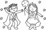 Coloring Pages Boy Girl Drawing Kids Super Boys Color Hero Print Superheroes Girls Toddlers Superman Playing Getdrawings Printable Inspired Also sketch template