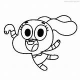 Gumball Anais Coloring Pages Watterson Amazing Dancing Xcolorings 550px 29k Resolution Info Type  Size Jpeg sketch template