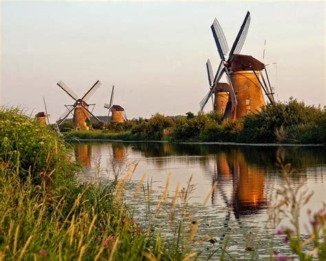 Ritebook The Old Windmills Of Kinderdijk Holland