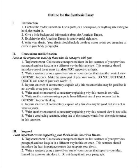 write  synthesis essay format structure bright writers