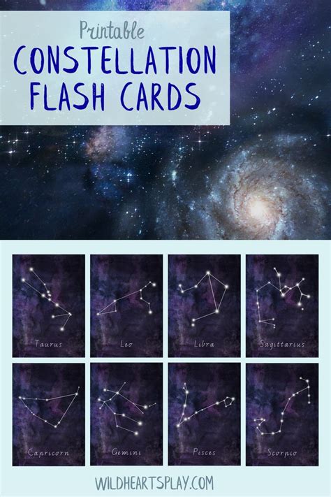 constellation flashcards printable