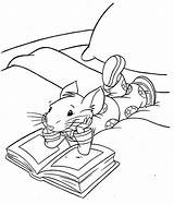 Coloring Pajamas Stuart Little Pages Popular sketch template