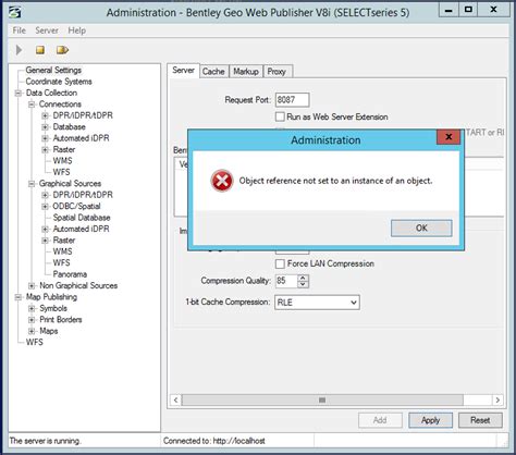 gwp3014 administrator login error object reference not set to an instance of an object …at