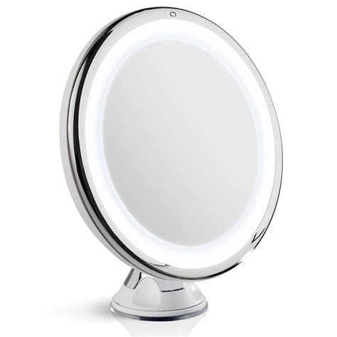lighted magnifying makeup mirror travel size    life