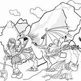 Coloring Pages Dragons Berk Rise sketch template