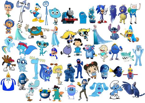 pin  maga suevo  dibujos blue cartoon character cartoon
