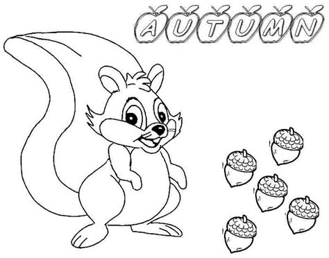 autumn coloring pages  preschool coloring home