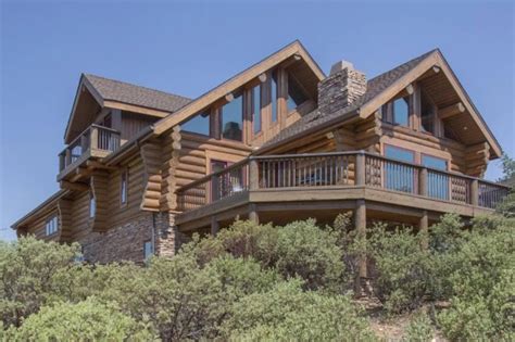 sale breathtaking glamorous log cabin  arizona adorable living spaces
