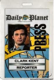 clark kent press pass souvenirs