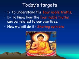 noble truths  rclifford teaching resources tes