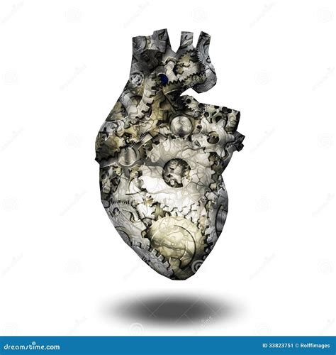 heart machine stock illustration illustration  complexity