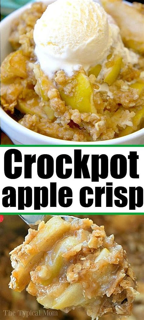 Crockpot Apple Crisp Pie Is Amazing It Tastes Like The Warm Apple Pie