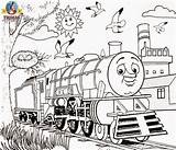 Thomas Pages Coloring Engine Tank Train Colouring Print Kids Henry Printable Colour Friends Hank Paint Filminspector Sheets Posters American Toys sketch template