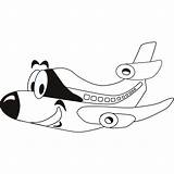 Cartoon Plane Airplane Drawing Drawings Aeroplane Kids Cartoons Clipart Draw Wall Cliparts Coloring Transport Sticker Sketch Jet Getdrawings Pencil Library sketch template