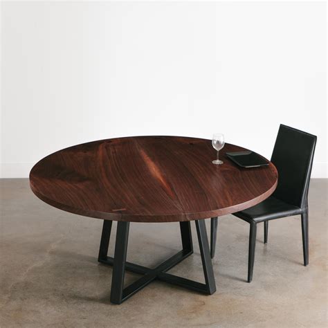 walnut dining table   elko hardwoods modern  edge furniture dining coffee