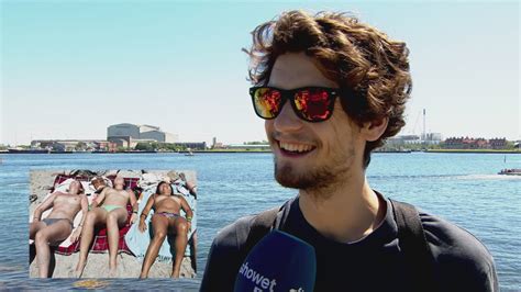 hvad synes udenlandske turister om danskernes toplose solbadning aftenshowet youtube