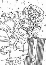 Astronauta Station Astronaute Astronaut sketch template