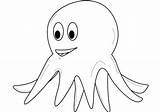 Krake Octopus Ausmalbild Ausmalbilder Lustiger Kategorien sketch template