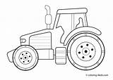 Tractor Backhoe Coloing Sheets Designlooter 4kids sketch template