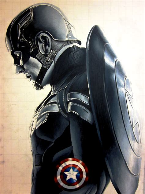 Captain America Winter Soldier Prints Martinmrochaart