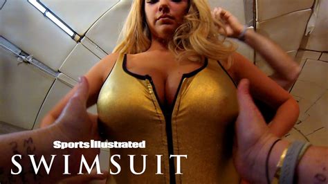 kate upton floats above you in zero gravity behind the scenes sports illustrated swimsuit