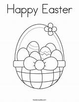 Easter Coloring Happy Pages Printable Color Print Drawing Noodle Baby Egg Sheets Basket Preschool Printables Twisty Twistynoodle Tracing Template Outline sketch template