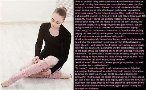 pin on sissy ballet captions