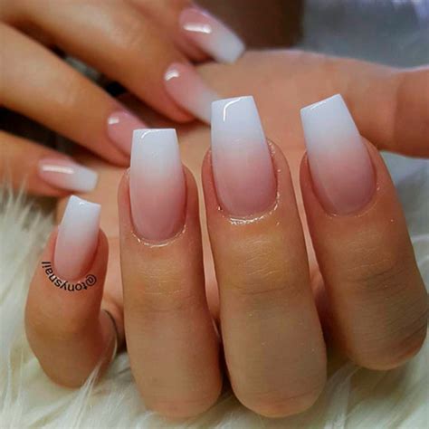french ombre dip nails stylish belles