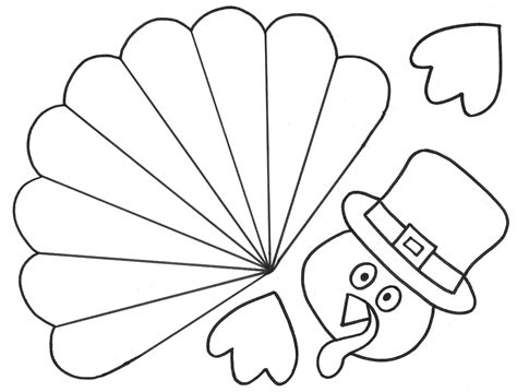 turkey coloring pages learny kids