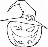 Pumpkin Coloring Pages Face Faces Halloween Drawing Pumpkins Printable Witch Hat Kids Cute Print Getcolorings Color Kawaii Wallpaper Colorin Wallpaperaccess sketch template