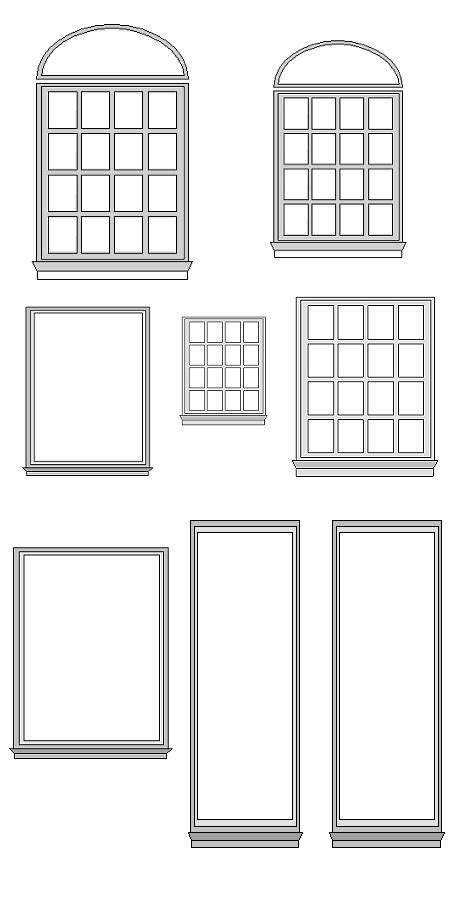 window templates enlarge  reduce  needed designs patterns