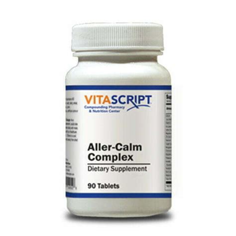 vitascriptrx aller calm complexaller  support  nutritionstorecom