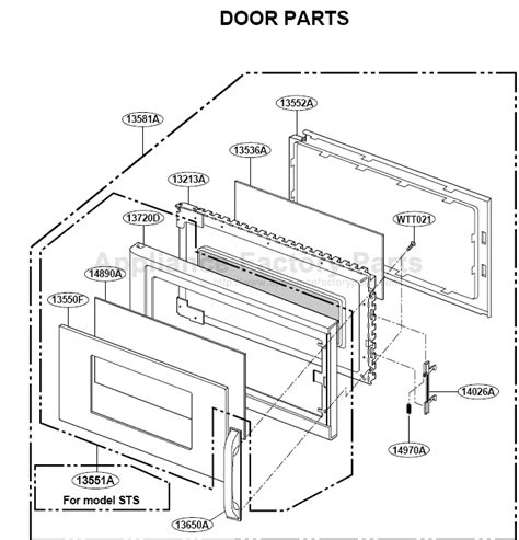 whirlpool microwave parts manual
