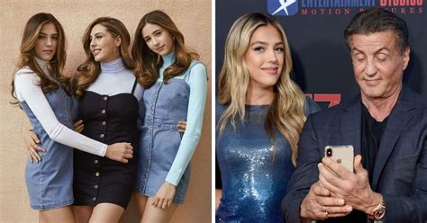 Sylvester Stallone S Daughters Are All Grown Up 20 Pics Of What They