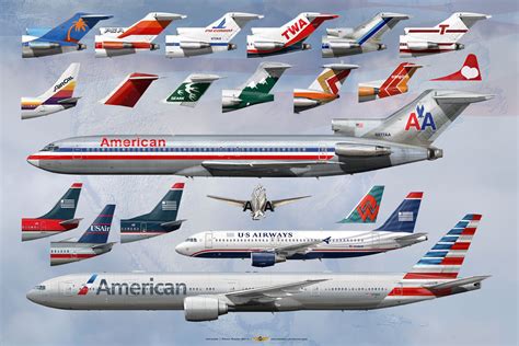 american airlines genealogy fine art print