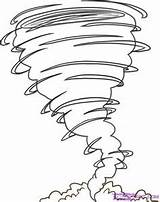 Coloring Pages Tornado sketch template