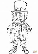 Leprechaun Coloring Pages Printable Print Book Entitlementtrap Kids Drawing Awesome Choose Board sketch template