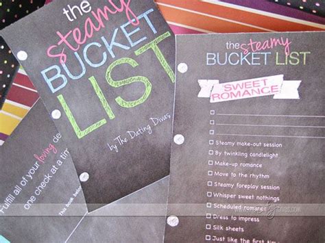 the steamy bucket list intimacy tips and ideas dating divas love marriage love coupons