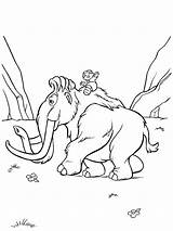 Ice Age Coloring Pages Getcolorings sketch template