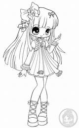 Yampuff Fille Personnage sketch template