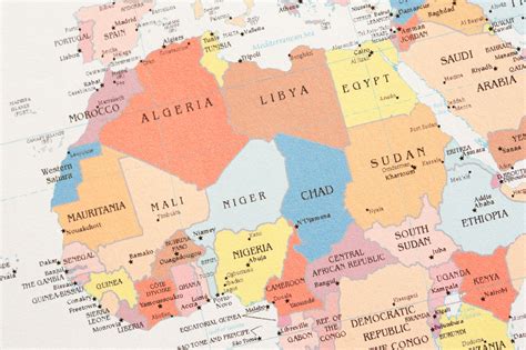 image  conceptual north africa map  white paper freebiephotography