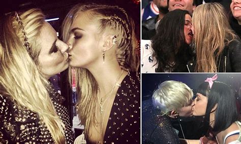 why i loathe lesbian chic women celebrities kissing each other says julie bindel daily mail