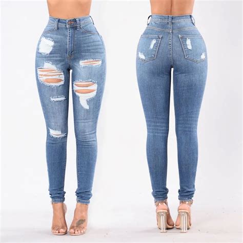 aliexpress   women jeans jeans  sale high waisted skinny jeans