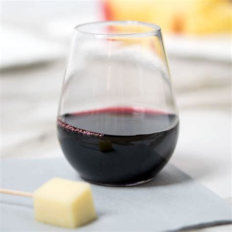 Visions 4 Oz Clear Plastic Disposable Stemless Wine Sampler Glass 8 Pack